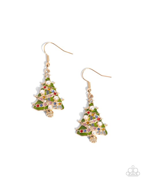 O Christmas Tree - Paparazzi Earring Image