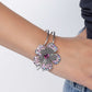 Bedazzled Bloom - Purple - Paparazzi Bracelet Image