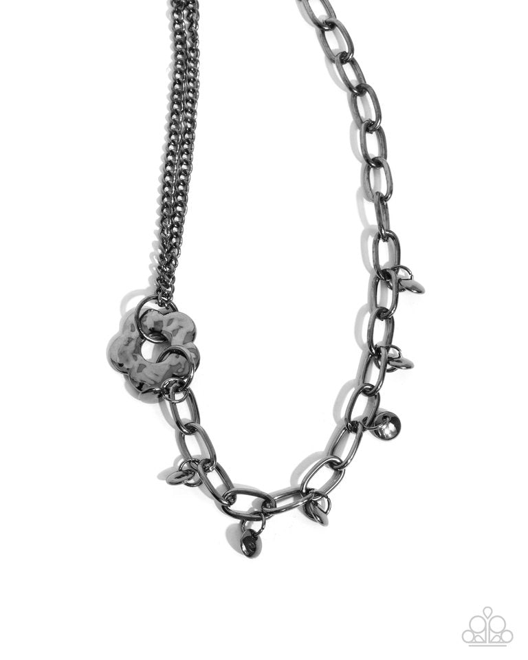 Magic Merger - Black - Paparazzi Necklace Image