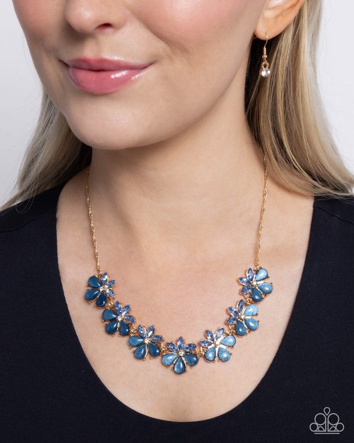 Consistent Chic - Blue - Paparazzi Necklace Image