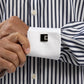 Classy Cuff Links - Black - Paparazzi Bracelet Image
