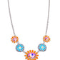 Floral Facade - Orange - Paparazzi Necklace Image