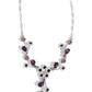 Blossom Queen - Purple - Paparazzi Necklace Image