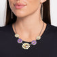 Floral Facade - Yellow - Paparazzi Necklace Image