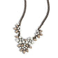 Fresh Facets - Brass - Paparazzi Necklace Image