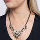 Fresh Facets - Brass - Paparazzi Necklace Image