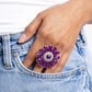 Steady Shimmer - Purple - Paparazzi Ring Image