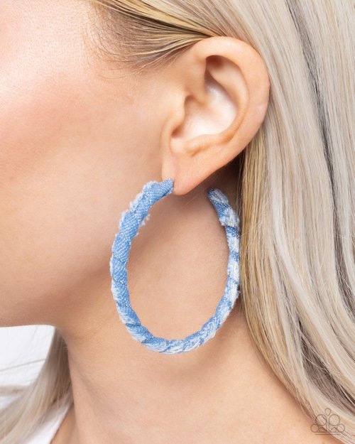Denim Debut - Paparazzi Earring Image