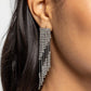 Careless Cascade - Black - Paparazzi Earring Image