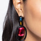 Dipped in Dazzle - Black - Paparazzi Earring Image