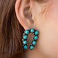 Wild West Wonder - Blue - Paparazzi Earring Image