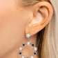 Unforgettably Uptown - Blue - Paparazzi Earring Image