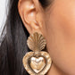 Mythical Moment - Gold - Paparazzi Earring Image