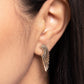 Angelic Altitude - Gold - Paparazzi Earring Image