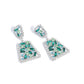 Glistening Gala - Green - Paparazzi Earring Image