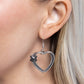 Crisscross Courtship - Black - Paparazzi Earring Image