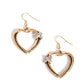 Crisscross Courtship - Paparazzi Earring Image