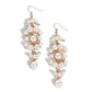 Talk of The Ton - Gold - Paparazzi Earring Image