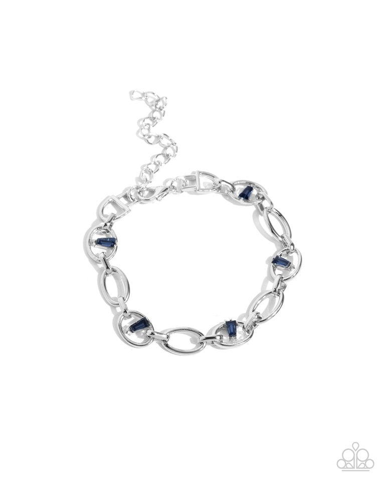 Light-Catching Leisure - Blue - Paparazzi Bracelet Image