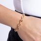 Light-Catching Leisure - Brown - Paparazzi Bracelet Image