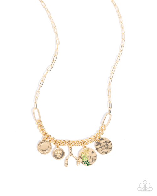 Chic Century | Gold - Paparazzi Necklace Image