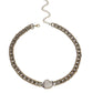 Endearing Edge - Brass - Paparazzi Necklace Image
