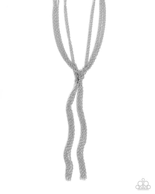 Fortunate Freedom - Silver - Paparazzi Necklace Image