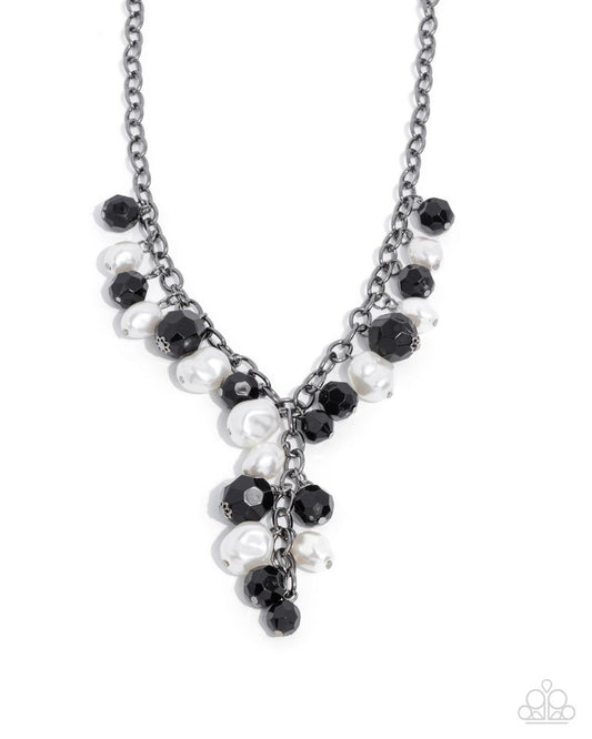 Beehive Barrage - Black - Paparazzi Necklace Image