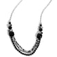 Relaxed Refinement - Black - Paparazzi Necklace Image