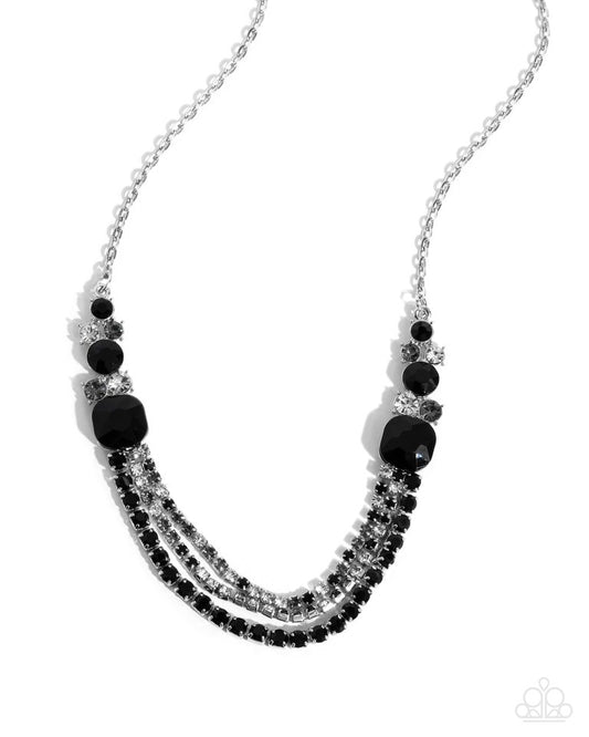 Relaxed Refinement - Black - Paparazzi Necklace Image