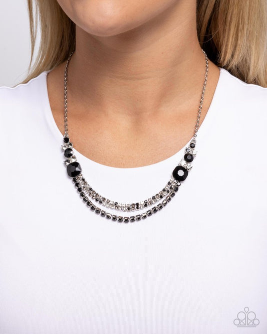 Relaxed Refinement - Black - Paparazzi Necklace Image