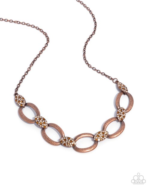 Radiant Restoration - Copper - Paparazzi Necklace Image