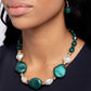 Forever Feature - Green - Paparazzi Necklace Image