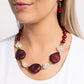 Forever Feature - Red - Paparazzi Necklace Image