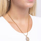 End Zone Elegance - Gold - Paparazzi Necklace Image