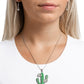 Carefree Cactus - Green - Paparazzi Necklace Image