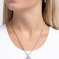 End Zone Elegance - White - Paparazzi Necklace Image