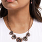 Blatant Botanicals - Copper - Paparazzi Necklace Image