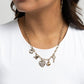 Reminiscent Reveal - Gold - Paparazzi Necklace Image