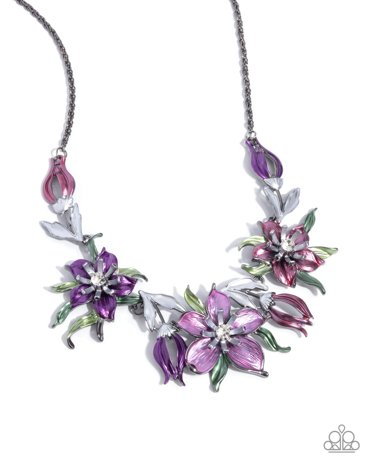 Paparazzi Necklace ~ Floral Protocol - Multi