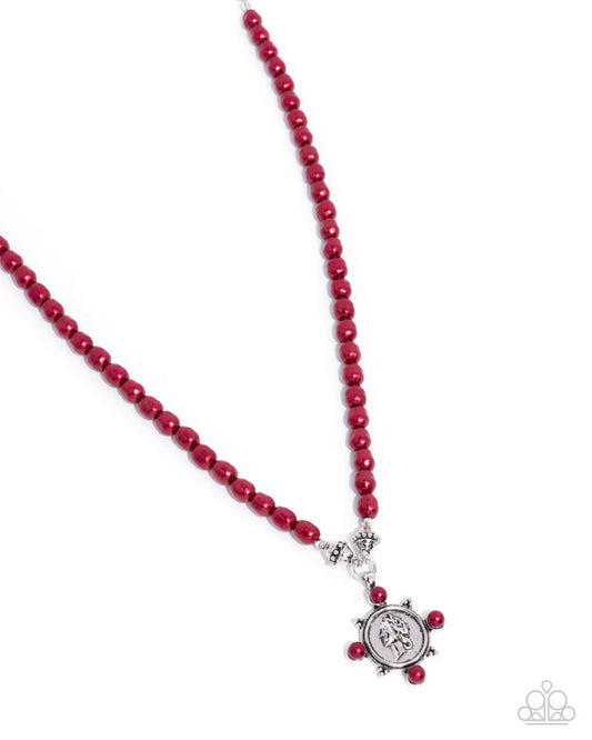 Athenian Affection - Red - Paparazzi Necklace Image