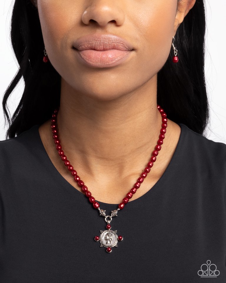 Athenian Affection - Red - Paparazzi Necklace Image