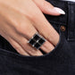 Window Whimsy - Black - Paparazzi Ring Image