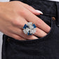 Persuasive Pizzazz - Blue - Paparazzi Ring Image