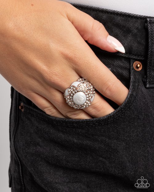 Pearly Podium - Paparazzi Ring Image