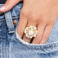 Pointed Park Avenue - Gold - Paparazzi Ring Image