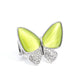 Fluttering Flex - Green - Paparazzi Ring Image