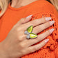 Fluttering Flex - Green - Paparazzi Ring Image