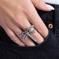 Dragonfly Depth - Silver - Paparazzi Ring Image