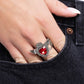 Diva Dame - Red - Paparazzi Ring Image